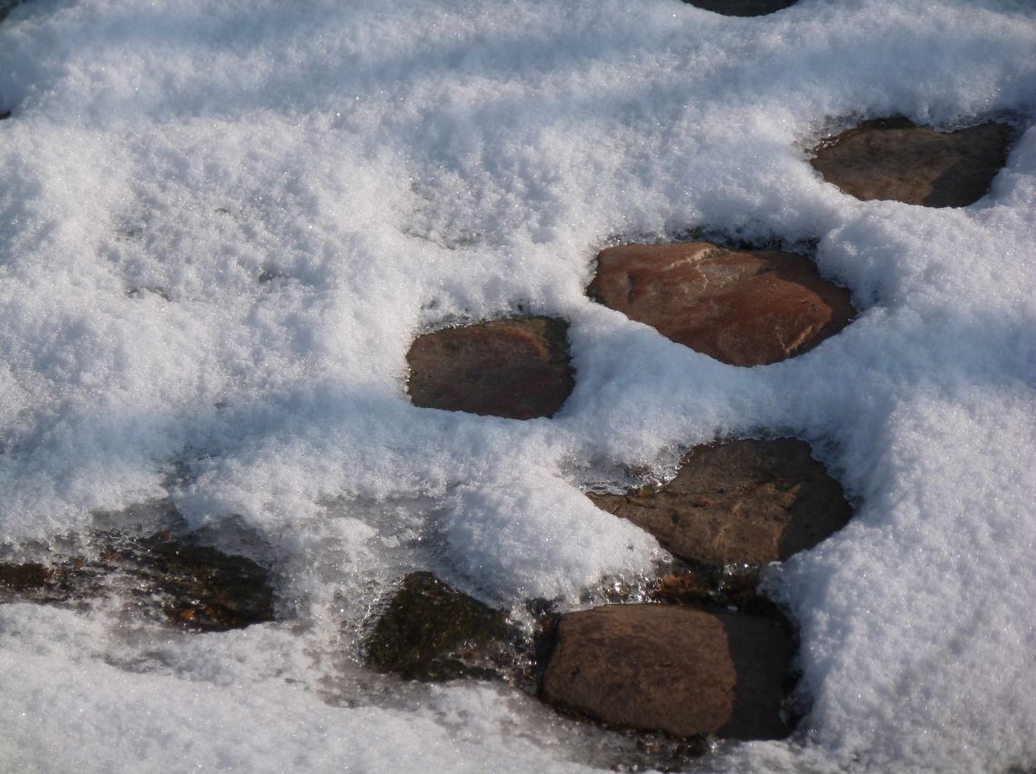 Les pavés et le déneigement